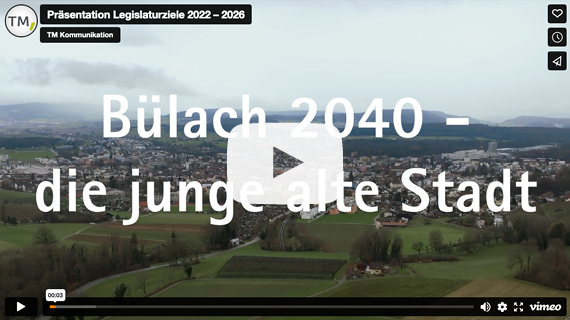 Der Stadtrat Bülach präsentiert die Legislaturziele 2022 – 2026
